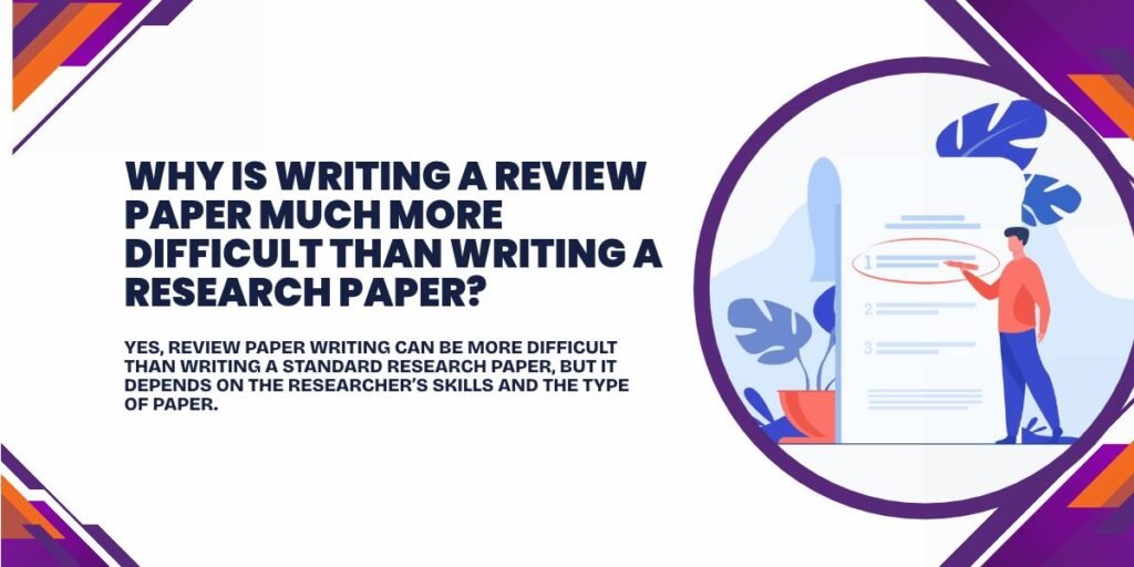 Why Is Writing a Review Paper Much More Difficult Than Writing a Research Paper? Why Is Writing a Review Paper Much More Difficult Than Writing a Research Paper?